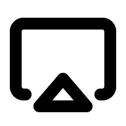 airplay bold icon