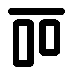 align top bold icon