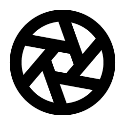 aperture bold icon