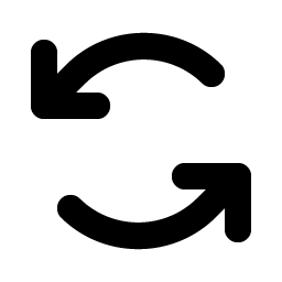 arrows counter clockwise bold icon