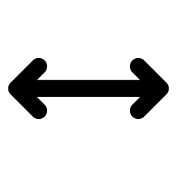 arrows horizontal bold icon