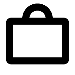 bag simple bold icon