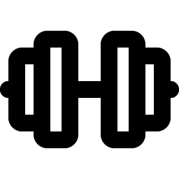barbell bold icon