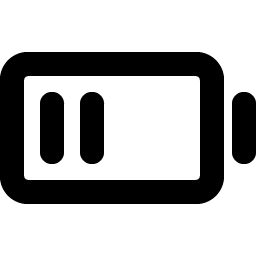 battery medium bold icon