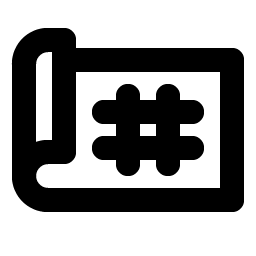 blueprint bold icon