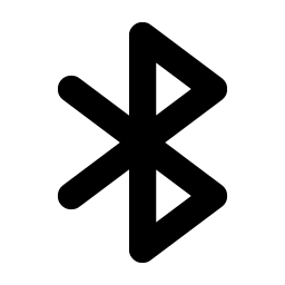 bluetooth bold icon