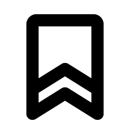 bookmark bold icon
