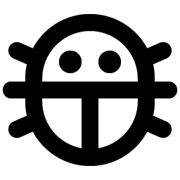 bug bold icon