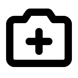 camera plus bold icon