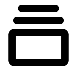 cards three bold icon