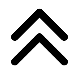 caret double up bold icon