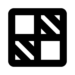 checkerboard bold icon