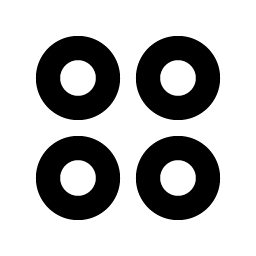 circles four bold icon