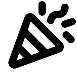 confetti bold icon