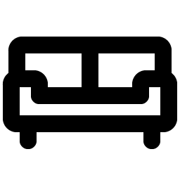 couch bold icon