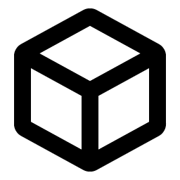 cube bold icon