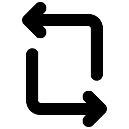 device rotate bold icon