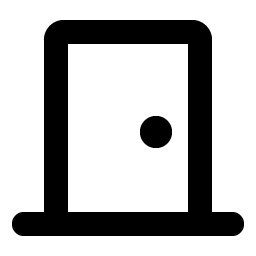 door bold icon