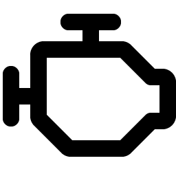 engine bold icon