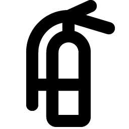 fire extinguisher bold icon