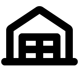 garage bold icon