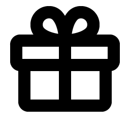 gift bold icon