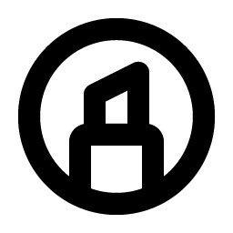 highlighter circle bold icon