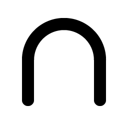 intersection bold icon