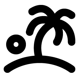 island bold icon