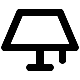 lamp bold icon