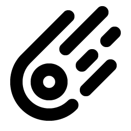 meteor bold icon