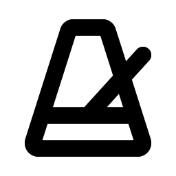 metronome bold icon