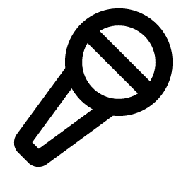 microphone stage bold icon