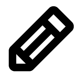 pencil bold icon