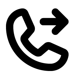 phone transfer bold icon