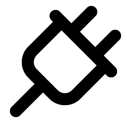 plug bold icon