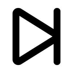 skip forward bold icon