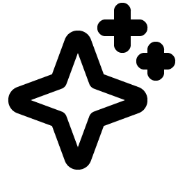 sparkle bold icon