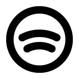 spotify logo bold icon