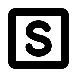 stripe logo bold icon