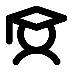 student bold icon