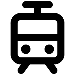 tram bold icon