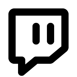 twitch logo bold icon