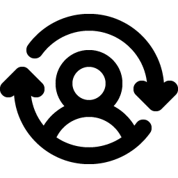 user switch bold icon