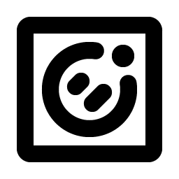 washing machine bold icon