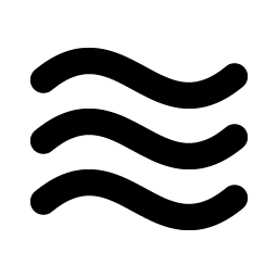 waves bold icon