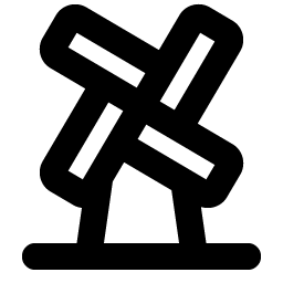 windmill bold icon