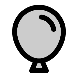 balloon duotone icon