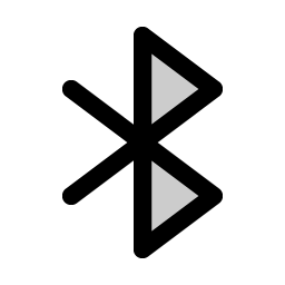 bluetooth duotone icon