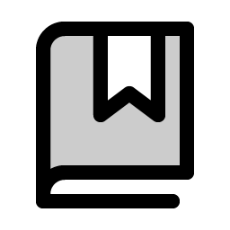 book bookmark duotone icon